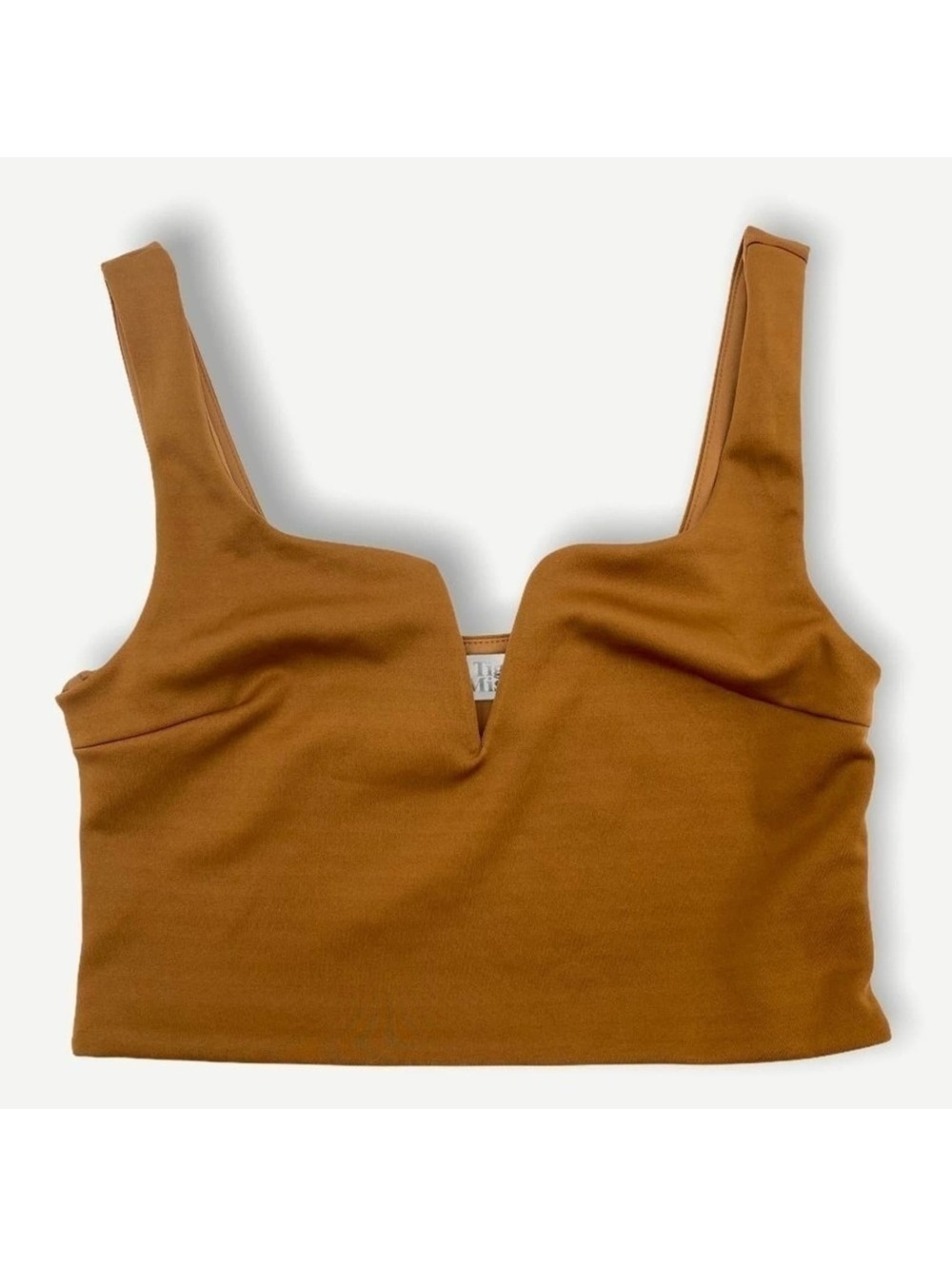 Tiger Mist Side Zip Sleeveless Crop Top Sz M